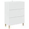 vidaXL Predalna omara Bela 66 x 34,5 x 90 cm Inženirski les