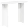vidaXL Konzolna miza Bela 100 x 39,5 x 75 cm Inženirski les