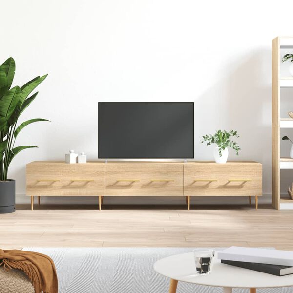 vidaXL TV omarica sonoma hrast 150x36x30 cm inženirski les