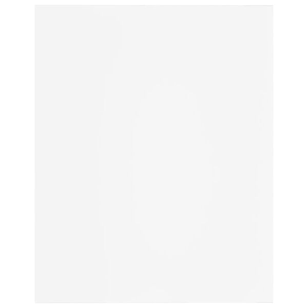 vidaXL Dodatne police za omaro 8 kosov bele 40x50x1,5 cm iverna plošča