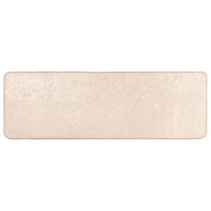 vidaXL Preproga runner MARSA Krem 50 x 100 cm Poliester in PVC