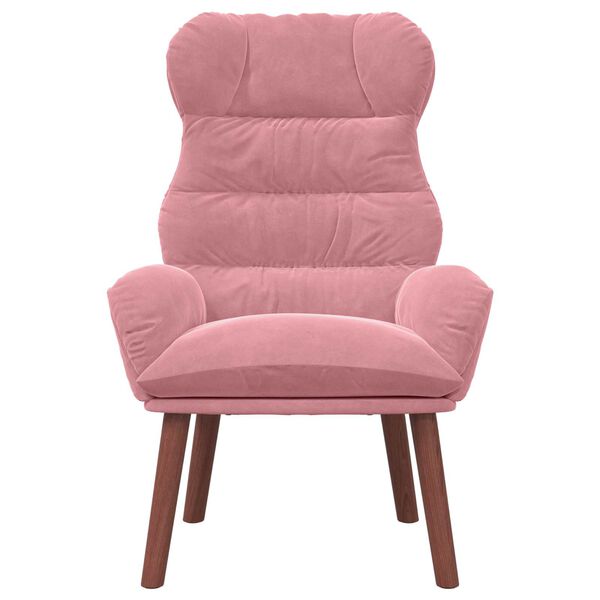 vidaXL fotelj Roza 69 x 74 x 93 cm Žamet