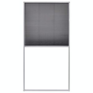 vidaXL Komarnik za okno plisse 80x160 cm