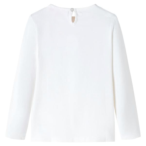 Otroška majica z dolgimi rokavi bež 116