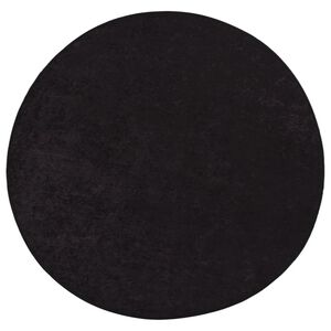 vidaXL Pralna preproga antracitna &Oslash; 200 cm protizdrsna