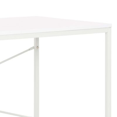 vidaXL Računalniška miza bela 120x60x70 cm