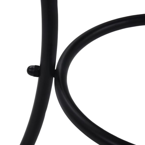 vidaXL Bistro mizica z mozaikom modra in bela 60 cm keramika