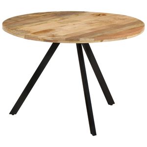 vidaXL Jedilna miza 110x75 cm trden mangov les