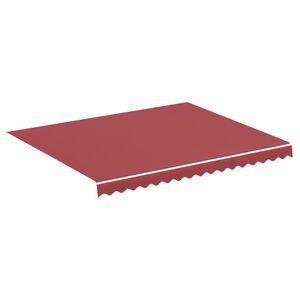 vidaXL Nadomestno blago za tendo bordo rdeče 3x2,5 m