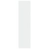 vidaXL Garderobna omara bela 30x50x200 cm inženirski les