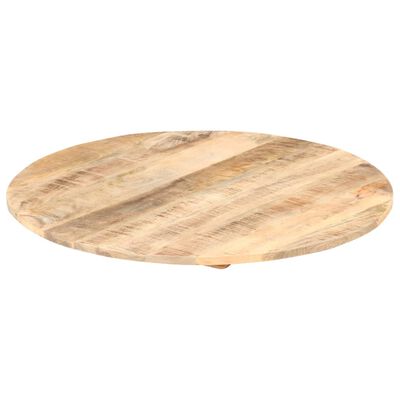 vidaXL Mizna plošča iz trdnega mangovega lesa okrogla 15-16 mm 60 cm