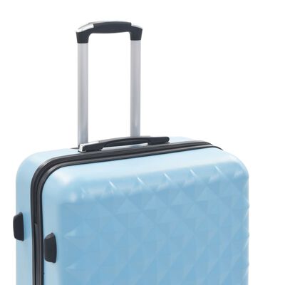 vidaXL Trdi potovalni kovčki 3 kosi modri ABS