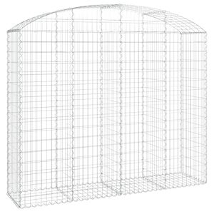 vidaXL Obokana gabonska ko&scaron;ara 200x50x160/180 cm pocinkano železo