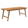 vidaXL Vrtna miza 200x90x75 cm trden akacijev les