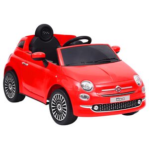 vidaXL Otro&scaron;ki električni avtomobil Fiat 500 rdeč