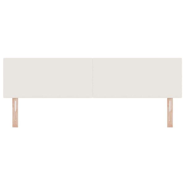 vidaXL Vzglavje z vzglavjem krema 180 cm Umjetno usnje
