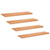 vidaXL Stopnice 4 kos 110 x 25 x 2 cm Lak Trda bukovina