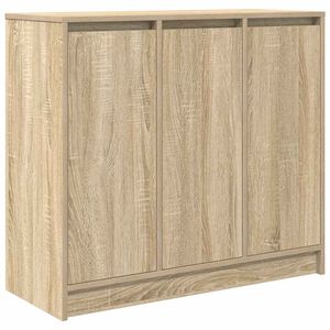vidaXL Komoda sonoma hrast 85x34x76 cm inženirski les