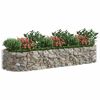 vidaXL Visoka greda gabion pocinkano železo 300x100x50 cm