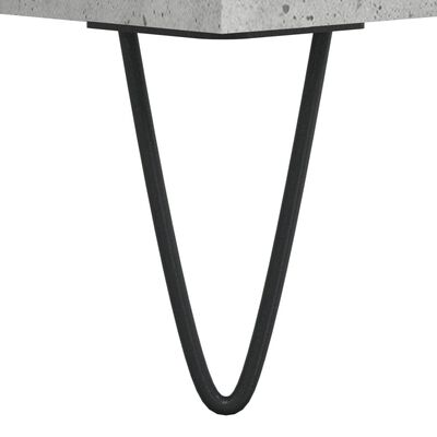 vidaXL Nočna omarica betonsko siva 40x35x47,5 cm inženirski les