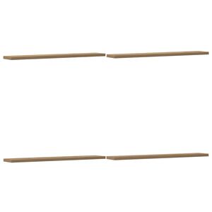 vidaXL Knjižne police 4 kosi artisan hrast 60x10x1,5 cm inženirski les
