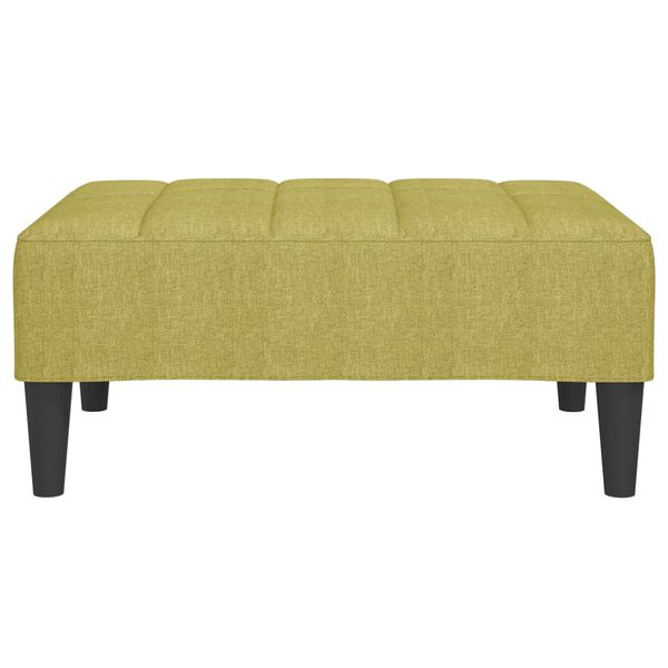 vidaXL Stolček za noge zelen 78x56x32 cm blago