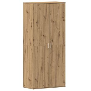 vidaXL Omara za čevlje 80 x 39 x 178 cm Inženirski les Umetni hrast
