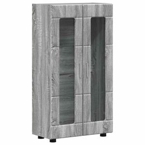vidaXL Strani &scaron;al s polico FLORIN Siva Sonoma 55,5 x 29 x 100 cm