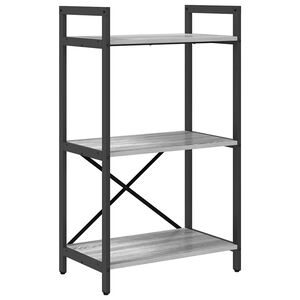 vidaXL Knjižna polica 3 ravni 56 x 34 x 96 cm Inženirski les