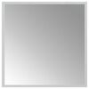 vidaXL LED kopalni&scaron;ko ogledalo Transparentno 50 x 50 cm kaljeno steklo