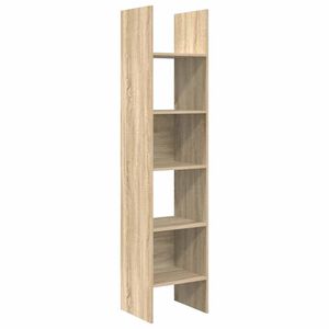 vidaXL Knjižna omara sonoma hrast 40x35x180 cm iverna plo&scaron;ča
