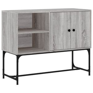 vidaXL Komoda siva sonoma 100x40x79,5 cm inženirski les