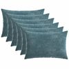 vidaXL Prevleka za blazino 6 kos HEERLEN Modra 30 x 50 cm