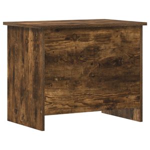 vidaXL Skladi&scaron;čni kovček Dimljen hrast 60 x 40 x 50 cm Inženirski les