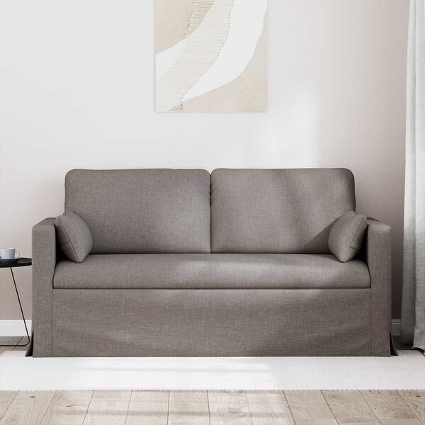 vidaXL Kavč Taupe Splo&scaron;ne dimenzije: 158 x 78 x 80 cm (&Scaron; x G x V)