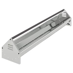 vidaXL Krmilna posoda za koko&scaron;i srebrna 108 x 20,5 x 20 cm