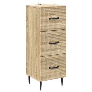 vidaXL Predalna omara Sonoma hrast 33 x 34,5 x 89,5 cm Inženirski les