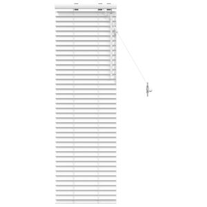 vidaXL Venecijanska žaluzija Bela 45 x 130 cm 35 mm