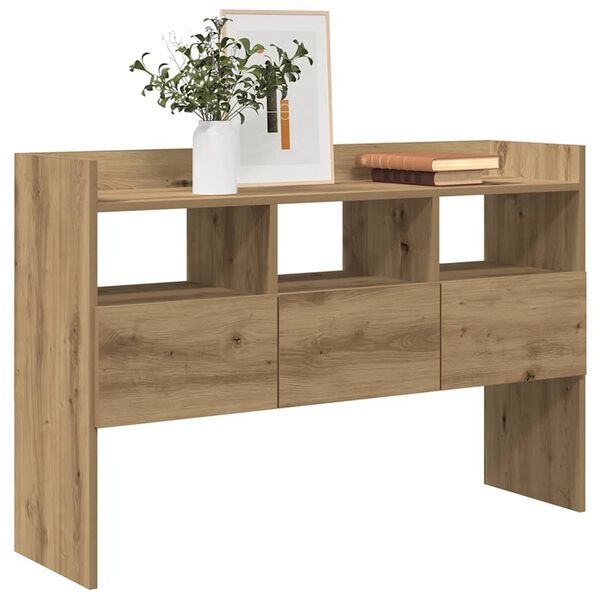 vidaXL Sideboard artisian hrast 105x30x70 cm konstruiran les