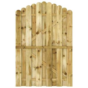 vidaXL Vrtna vrata impregnirana borovina 100x150 cm