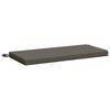 vidaXL Blazina za klop SOEST 100% poliester Siva 60 x 40 x 5 cm