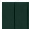 vidaXL Postelja z vzmetnico Hanko temno zelena 100x200 cm žamet