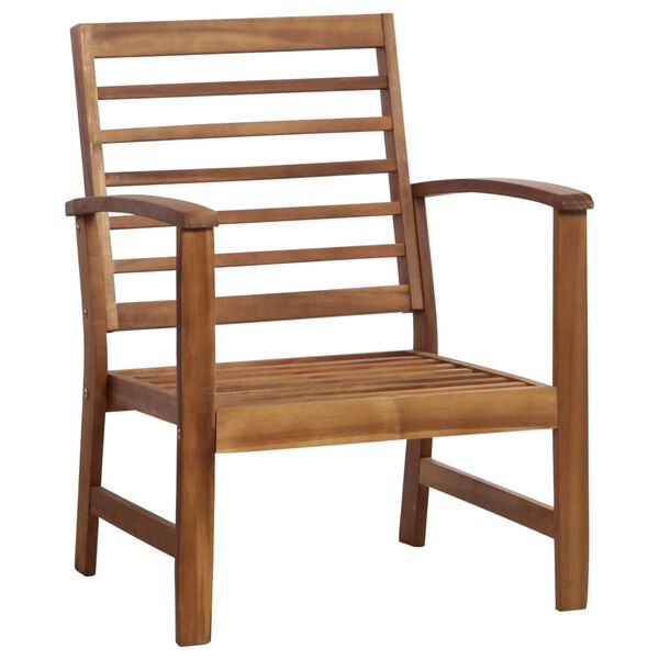 vidaXL Vrtna sedežna garnitura 4-delna trden akacijev les