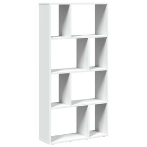 vidaXL Knjižna omara bela 60x20x120,5 cm inženirski les