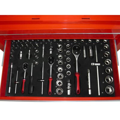 Skrinja za orodje: 7 predalov in vključenih 250 kosov orodja