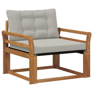 vidaXL Zunanja garnitura za sedenje Masivno akacijevo les in Textilene