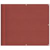 vidaXL Balkonska pregrada terakota 90x700 cm 100 % poliester oxford