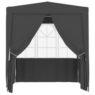 vidaXL Profesionalen vrtni šotor s stranicami 2,5x2,5 m 90 g/m²