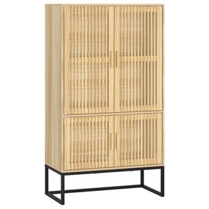 vidaXL Visoka omara 70x35x125 cm inženirski les