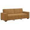 vidaXL Trosed kavč rjav 220x78x84 cm žamet
